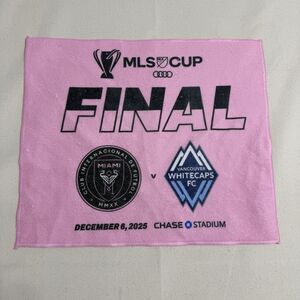 MLS Cup Final Towel Giveaway Inter Miami vs Vancouver Whitecaps Messi Champion